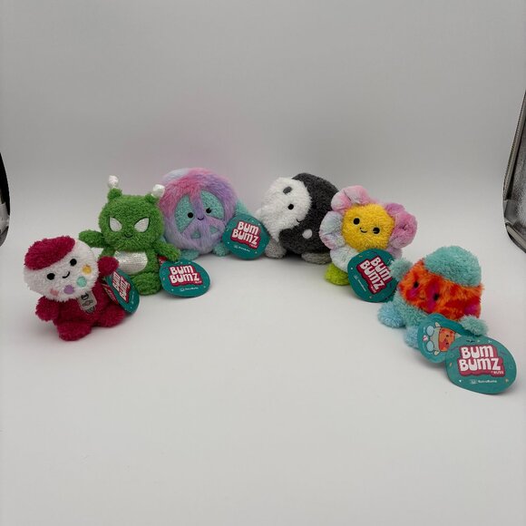 Kellytoy Other - NWT 6 Retro Bum Bumz 4" Collectible Toys Jess Matt Megs Josh Sara Zack